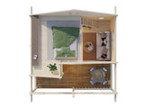 Leila 2 (6,2x5m | 20,0+10,4 m2 | 70 mm) Log Sauna House with Mezzanine Sleeping Loft