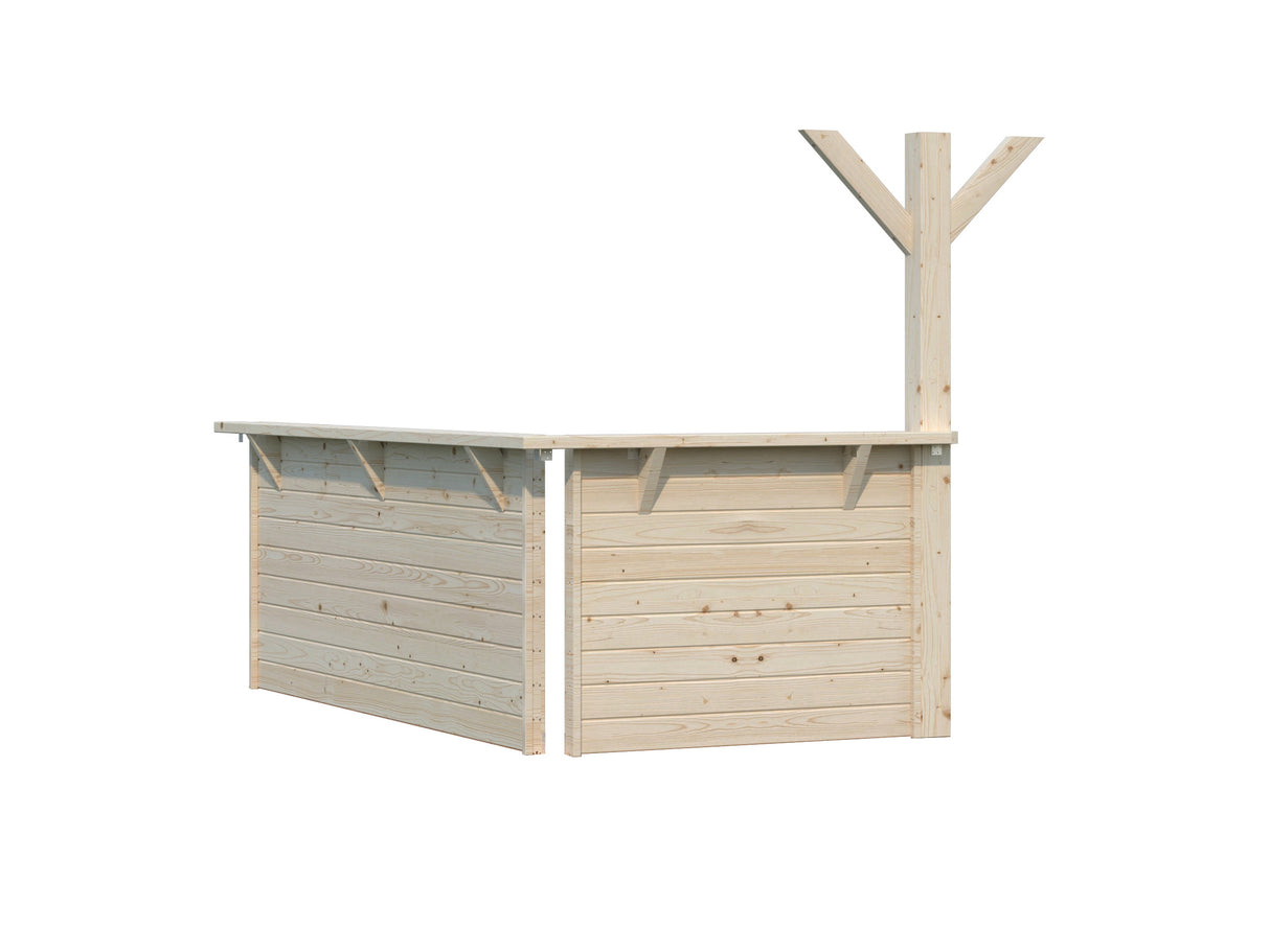 Connect half-wall corner - Palmako UK
