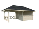 Bianca 110 (5.9x3m | 16.6m2) Garden Bar With Canopy - Palmako UK