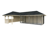 Bianca 221/521 (9x6m | 33.2m2) Glass Garden Room With Sliding Doors (Double Glazing Available)