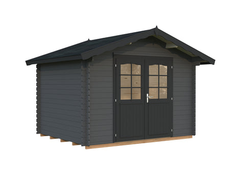 Vivian M (3x2.4m | 6.9m2 | 28mm) Compact Garden Log Cabin