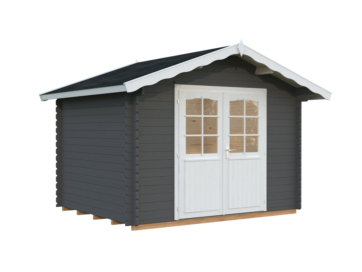 Vivian M (3x2.4m | 6.9m2 | 28mm) Compact Garden Log Cabin