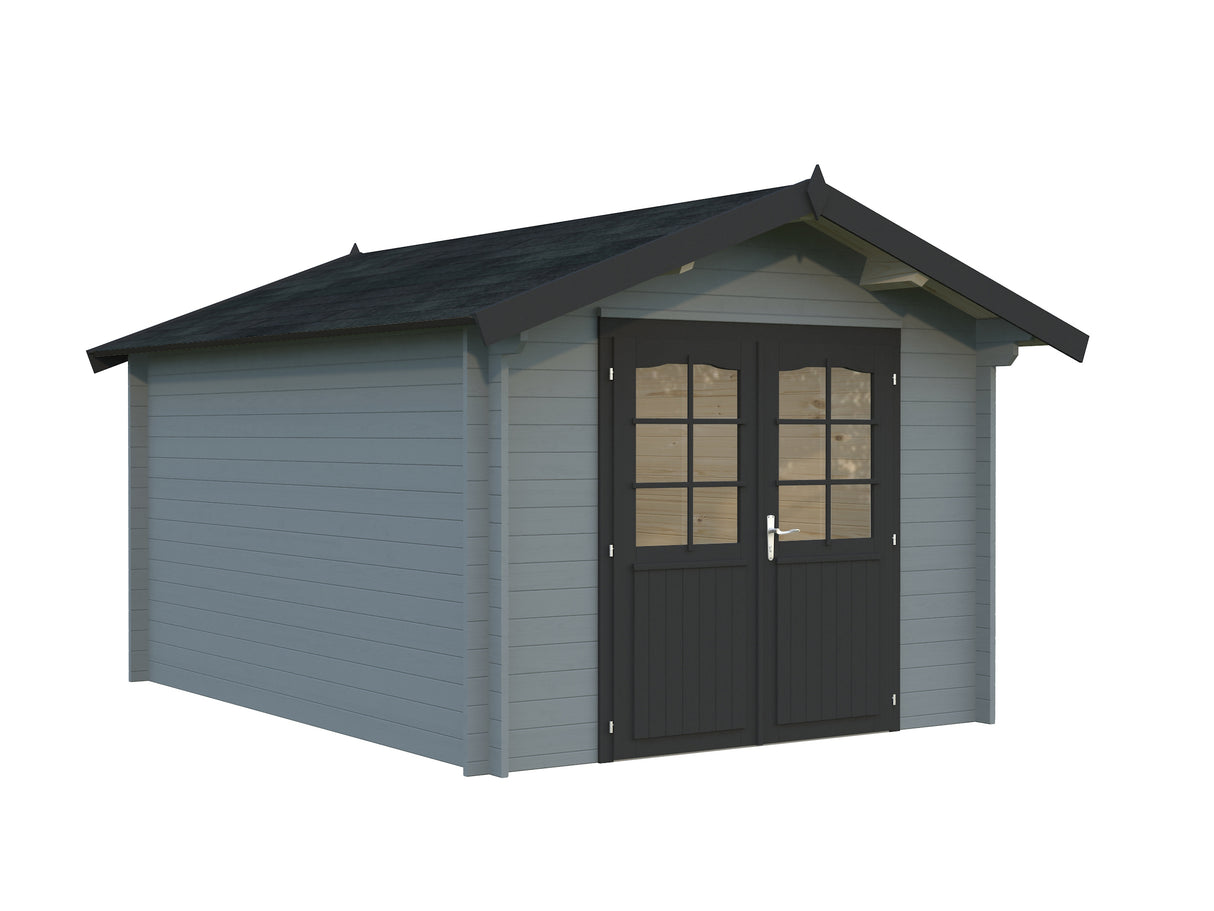 Lotta M (3x4m | 10.0m2 | 34mm) Traditional Garden Log Cabin