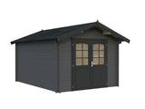 Lotta M (3x4m | 10.0m2 | 34mm) Traditional Garden Log Cabin - Palmako UK