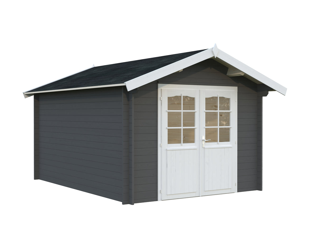 Lotta M (3x4m | 10.0m2 | 34mm) Traditional Garden Log Cabin