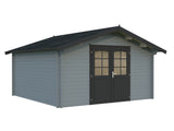 Lotta L (4x4m | 13.9m2 | 34mm) Traditional Square Garden Log Cabin