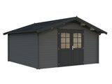 Lotta L (4x4m | 13.9m2 | 34mm) Traditional Square Garden Log Cabin