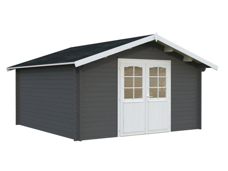 Lotta L (4x4m | 13.9m2 | 34mm) Traditional Square Garden Log Cabin