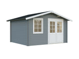 Klara M (3.5x3m | 10.4m2 | 28mm) Compact Garden Log Cabin