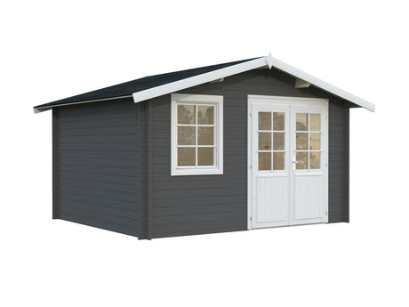 Klara M (3.5x3m | 10.4m2 | 28mm) Compact Garden Log Cabin