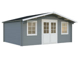 Klara L (5x3.8m | 17.0m2 | 28mm) Under 2.5m Garden Log Cabin - Palmako UK