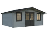 Klara L (5x3.8m | 17.0m2 | 28mm) Under 2.5m Garden Log Cabin