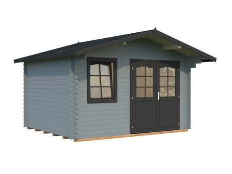 Emma M (3.8x3.2m | 10.4m2 | 34mm) Alpine Style Log Cabin