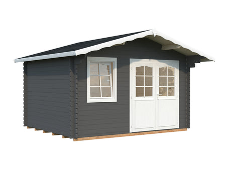 Emma M (3.8x3.2m | 10.4m2 | 34mm) Alpine Style Log Cabin