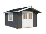 Sally S (3x3.6m | 10.2m2 | 44mm) Compact Nordic Style Traditional Log Cabin - Palmako UK