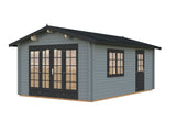 Irene M (3.8x5.7m | 19.0m2 | 44mm) Spacious Garden Log Cabin - Palmako UK