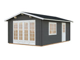 Irene M (3.8x5.7m | 19.0m2 | 44mm) Spacious Garden Log Cabin - Palmako UK