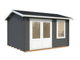Iris S (3.8x3m | 9.6m2 | 28mm) Compact Under 2.5m Garden Summer House - Palmako UK