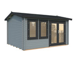 Iris M (4.1x3.2m | 11.1m2 | 44mm) Log Cabin Summer House (2024 Upgraded Model) - Palmako UK