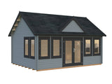 Claudia XL (5.5x4m | 19.4m2 | 44mm) Clockhouse Log Cabin - Palmako UK