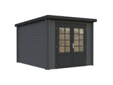 Ella (2.6x3.2m | 6.9m2 | 28mm) Small Pent Roof Summer House - Palmako UK