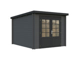 Ella (2.6x3.2m | 6.9m2 | 28mm) Small Pent Roof Summer House