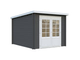 Ella (2.6x3.2m | 6.9m2 | 28mm) Small Pent Roof Summer House - Palmako UK