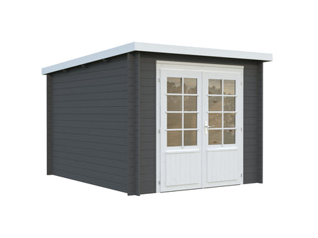 Ella (2.6x3.2m | 6.9m2 | 28mm) Small Pent Roof Summer House