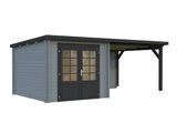 Ella (5.5x3.2m | 6.9+8.2m2 | 28mm) Roof Summer House - Palmako UK