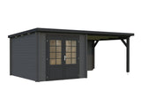 Ella (5.5x3.2m | 6.9+8.2m2 | 28mm) Roof Summer House - Palmako UK