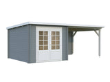 Ella (5.5x3.2m | 6.9+8.2m2 | 28mm) Roof Summer House - Palmako UK