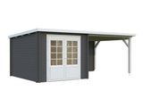 Ella (5.5x3.2m | 6.9+8.2m2 | 28mm) Roof Summer House - Palmako UK