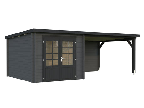 Ella (6.1x3.2m | 6.9+10.0m2 | 28mm) Roof Summer House