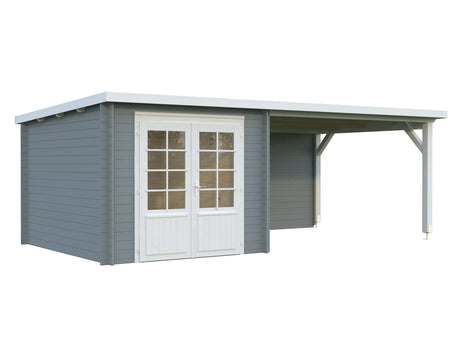 Ella (6.1x3.2m | 6.9+10.0m2 | 28mm) Roof Summer House