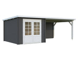 Ella (6.1x3.2m | 6.9+10.0m2 | 28mm) Roof Summer House - Palmako UK
