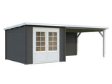 Ella (6.1x3.2m | 6.9+10.0m2 | 28mm) Roof Summer House