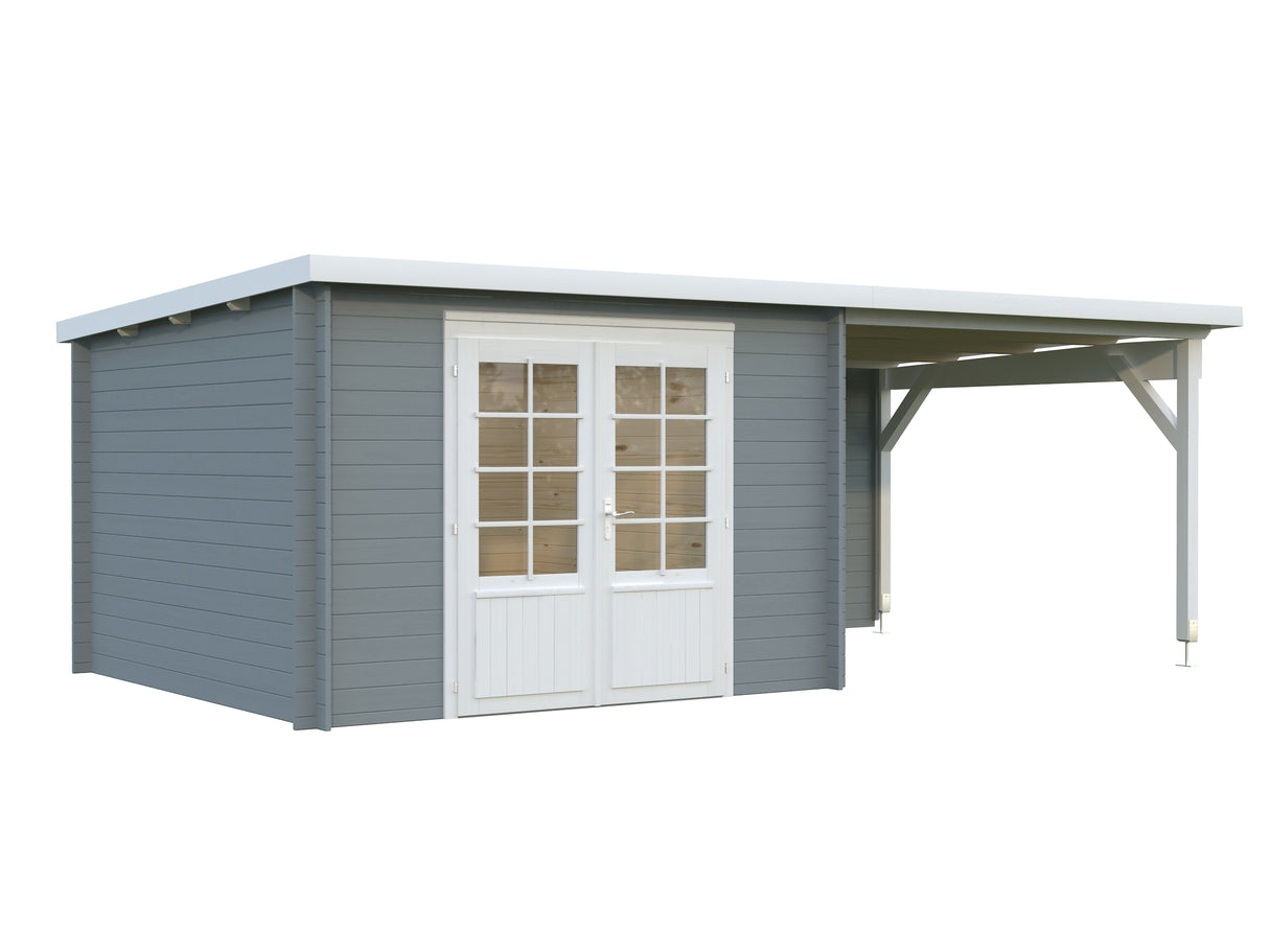 Ella (6.1x3.2m | 8.7+8.2m2 | 28mm) Roof Summer House