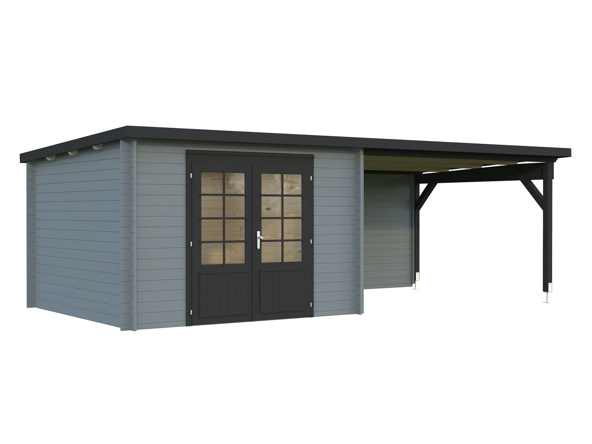 Ella (6.7x3.2m | 8.7+10.0m2 | 28mm) Roof Summer House