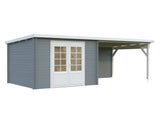 Ella (6.7x3.2m | 8.7+10.0m2 | 28mm) Roof Summer House - Palmako UK