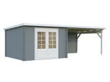 Ella (6.7x3.2m | 8.7+10.0m2 | 28mm) Roof Summer House