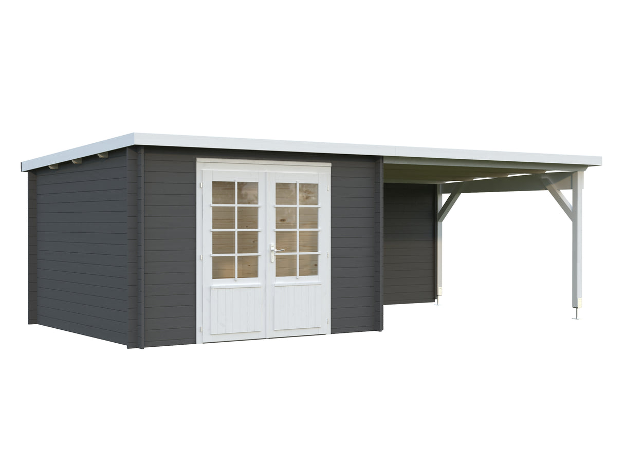 Ella (6.7x3.2m | 8.7+10.0m2 | 28mm) Roof Summer House