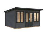 Lisa S (4x3m | 11.5m2 | 34mm) Pent Timber Garden Room - Palmako UK