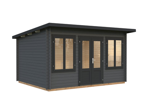 Lisa S (4x3m | 11.5m2 | 34mm) Pent Timber Garden Room