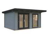 Heidi S (4.1x3m | 11.7m2 | 44mm) Modern Light Garden Room - Palmako UK