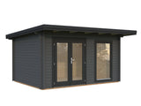 Heidi S (4.1x3m | 11.7m2 | 44mm) Modern Light Garden Room - Palmako UK