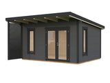 Grace (4.4x3.5m | 14.5m2 | 56mm) Glue-Laminated Year-Round Timber Garden Room