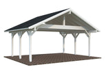 Robert M (5.6x3.7m | 20.6m2) Double Carport or Large Pavilion - Palmako UK