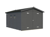 Dan M (2.7x3.7m | 9.9m2) Two Room Storage Shed - Palmako UK