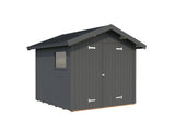 Nils S (2.3x2.4m | 5.4m2) Storage Shed - Palmako UK