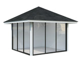 Bianca 201/501 (3x3m | 8.3m2) Glass Garden Room With Sliding Doors (Double Glazing Available)